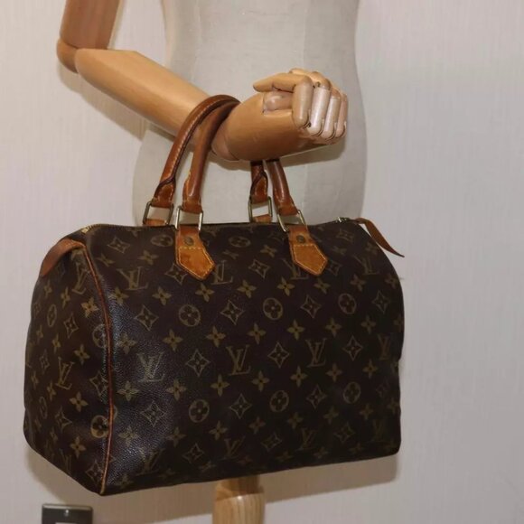 LOUIS VUITTON Monogram Speedy 30 Hand Bag M41526 LV Auth 74168 - Picture 16 of 16